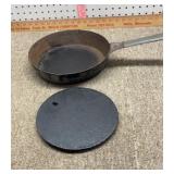Pan and stove plate