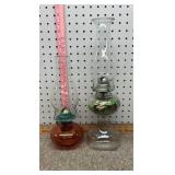 Pair oil lamps