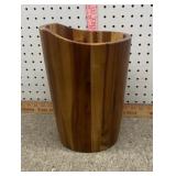 Wooden waste basket