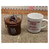 FSB Sherburn Minn cheese jar, Trimont Minn coffee