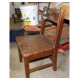 Wooden Childs School Chair
