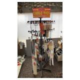 Spinning zip tie display and contents 40 packs of