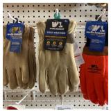2pr. Lg & 2pr Xl & 1pr all weather gloves