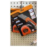 2- Tactic Utility Knife/saw & Tape Measure Sets
