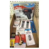Solder iron and supplies