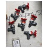 Plastic water valves