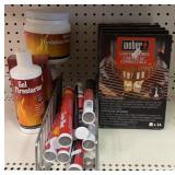 Gel fire starter, chimney cleaner & lighter cubes