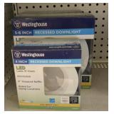 3 Westinghouse recessed lights
