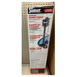 1/3hp. Simer pedestal sump pump