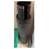 Lot of black stove pipe