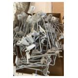 Lot of merchandise peg board hooks