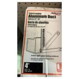Skinny duct adjustable aluminum duct