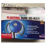 Floating tank deicer