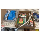 Assorted sink, washing machine Drain hoses &