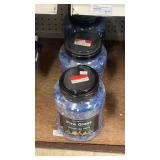 3 Jugs Blue Fire Glass