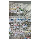 All Bagged PEX fittings on peg board BRING BOX!