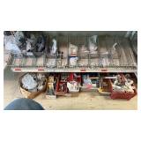 All plastic and copper fittings on sled and boxes