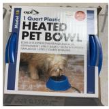 1Qt. Heated pet bowl
