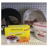 Angel food & cheesecake pans, slow cooker liners