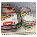 2 11in X 7in Pans & 8 Custard Cups