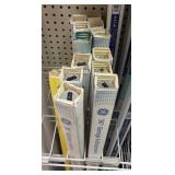 12 - 36in. 1 33in. Fluorescent bulbs