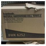 Natural hardwood roll towels