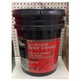 All weather roof cement