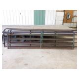 Pipe gates (2) 34in T X 10ft L (1) 34in X  12ft