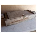 Large Wooden Ammunition Box