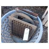 Cast Iron Floor Grates, 1 Adams Co
