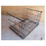 Vintage Metal Crate, Austin Dairies