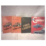 Group Vintage Ford Courier Manuals