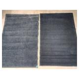 Pair Commercial Floor Rugs 5'6'x3'8'