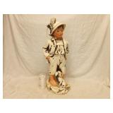 Large Ceramic Boy & Pup Bank