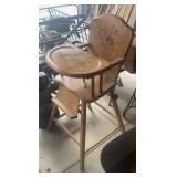 Antique high chair