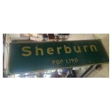 Sherburn MN population sign 24in x 72in