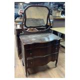 Dresser with mirror