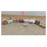 Belt buckle & salt & pepper shaker sets