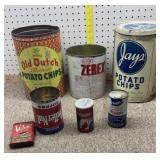 Advertising tins