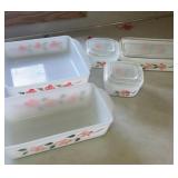 Fire King casserole set