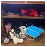 Contents of cupboard coke glasses Witt lids salad