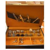 Cuff links and tie clips