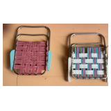 Pair of lawn chairs