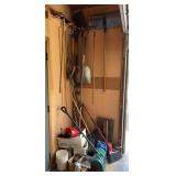All tools and misc in north east corner