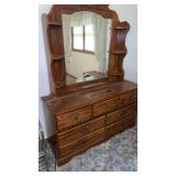 Mirrored dresser matches lot 365, 366, 367