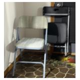 2 Folding Chairs And Card Table