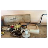Ice auger an miscBring box