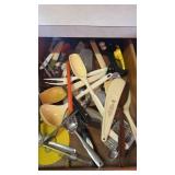 Drawer of kitchen utensils Bring box