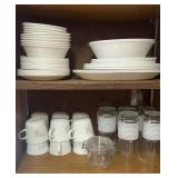 Cupboard of Corelle wareBring box