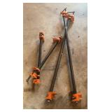 4- Pipe Clamps 2-24in & 2-48in